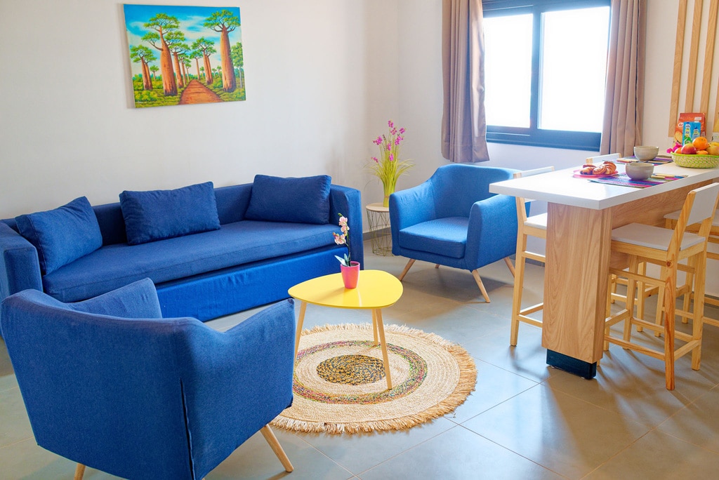 Spacious F2 apartment for 3 people